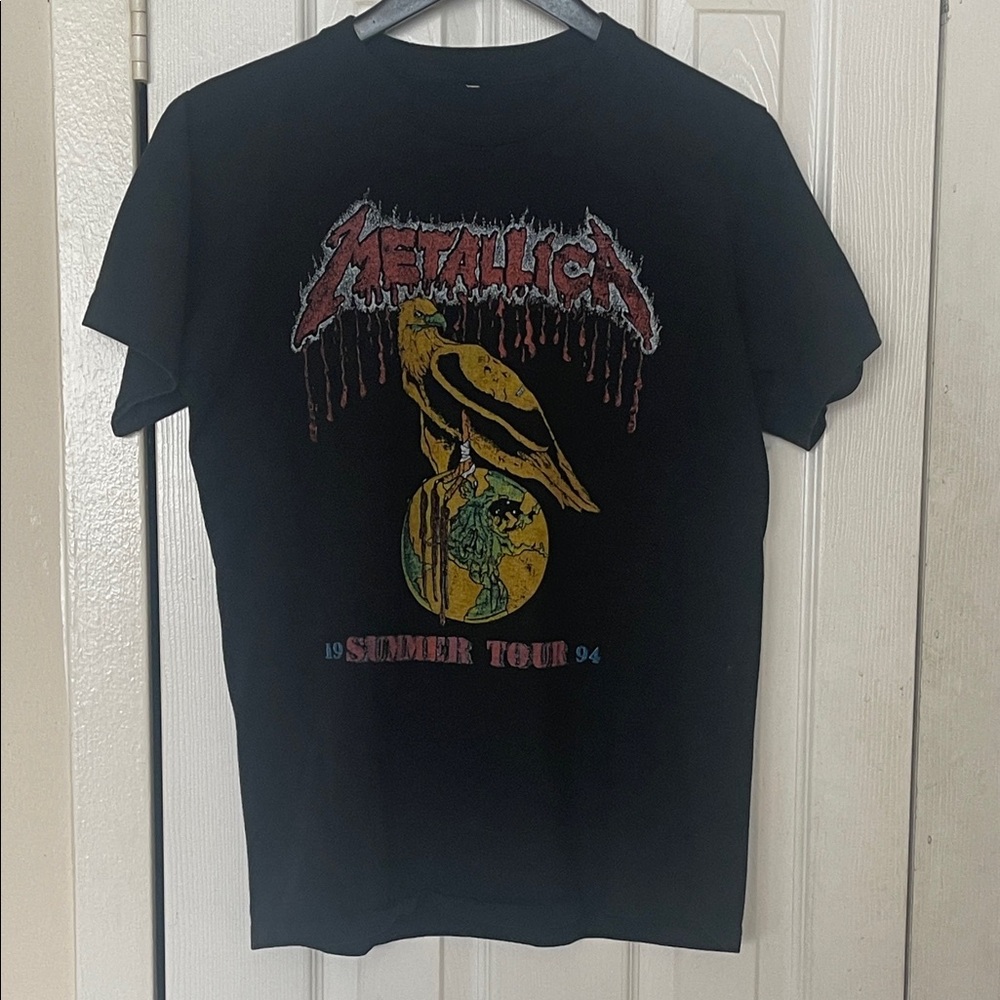 Metallica 2010’s “Summer Tour 1994” T-Shirt Size Medium In Black